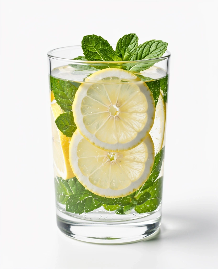 Erfrischendes Zitronenwasser