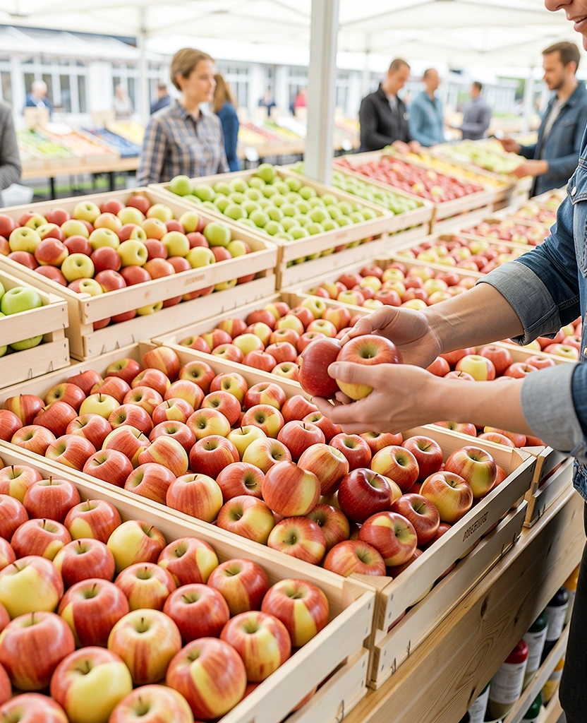 Regionaler Einkauf am Markt